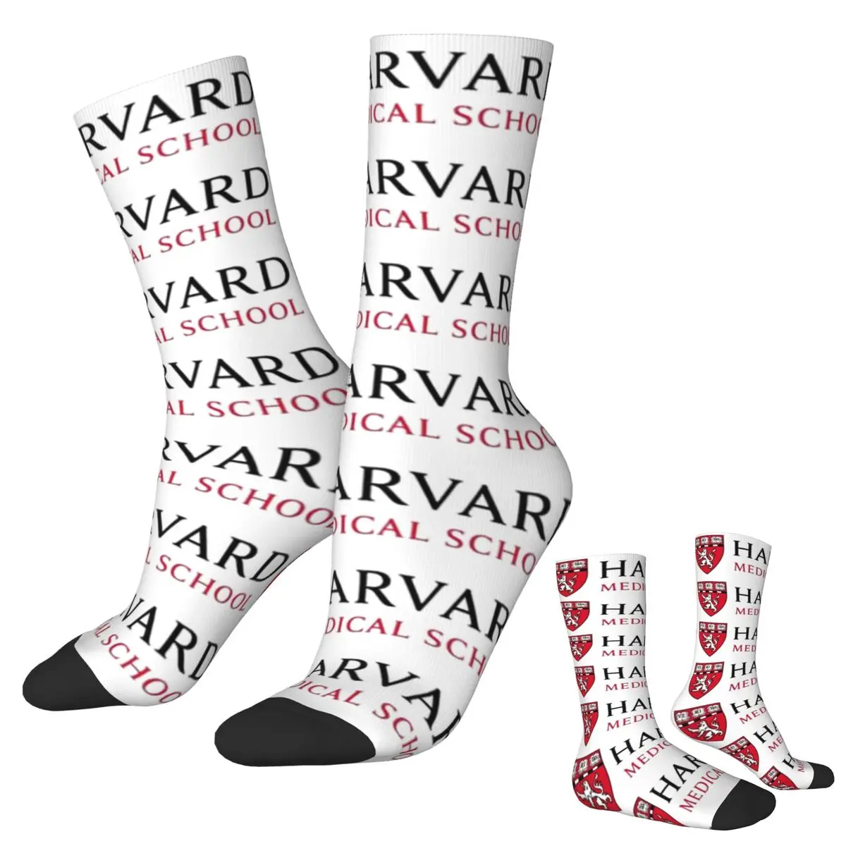 

Harvard Medical School Socks Harajuku Super Soft Stockings All Season Long Socks Accessories for Man's Woman's Birthday Present
