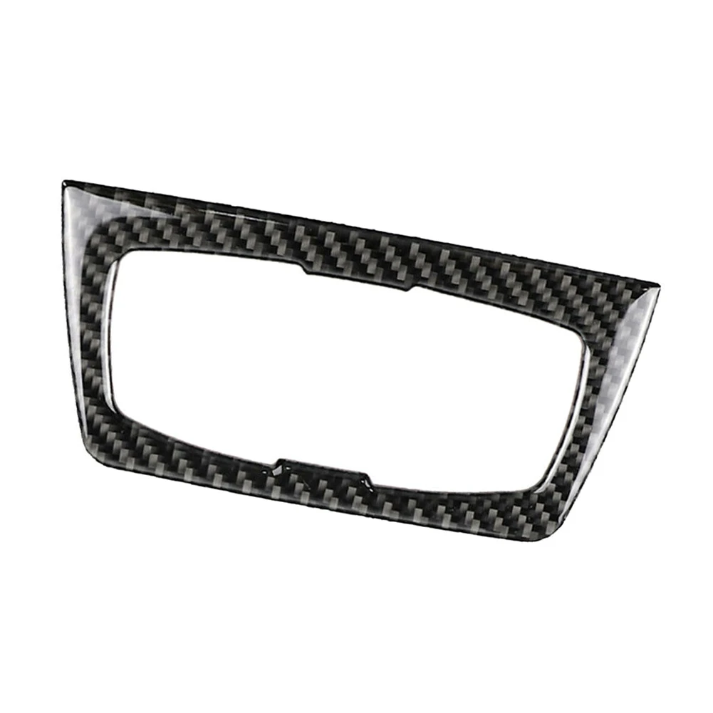 For - F30 F31 F32 F33 F34 3Series 328I 325I 2012-2020 Auto Headlight Switch Frame Interior Cover Trim Carbon Fiber