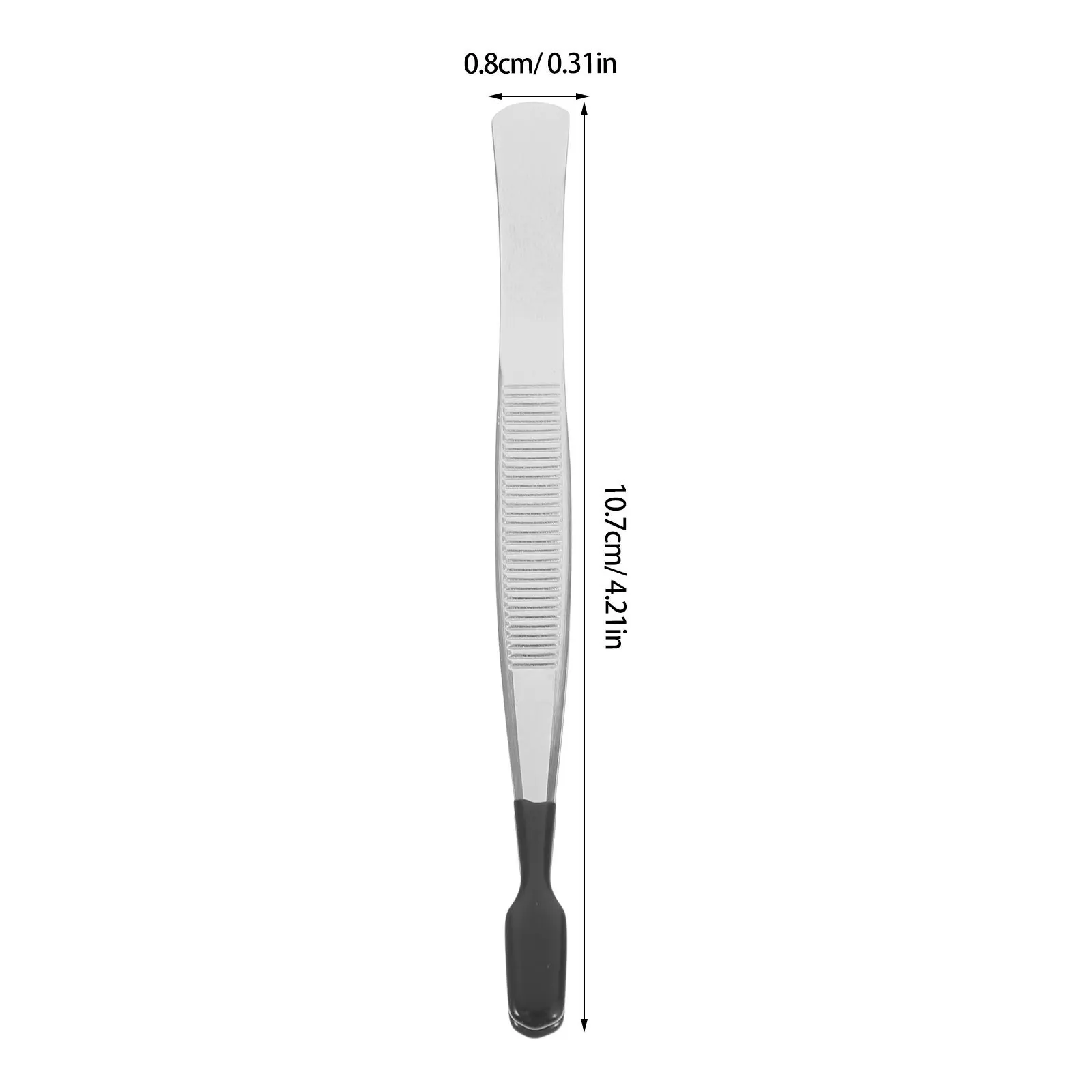 2 قطعة ملاقط احترافية من الفولاذ المقاوم للصدأ مطاطية مغلفة طرف مسطح لصياغة إصلاح الأجهزة الإلكترونية الدقيقة