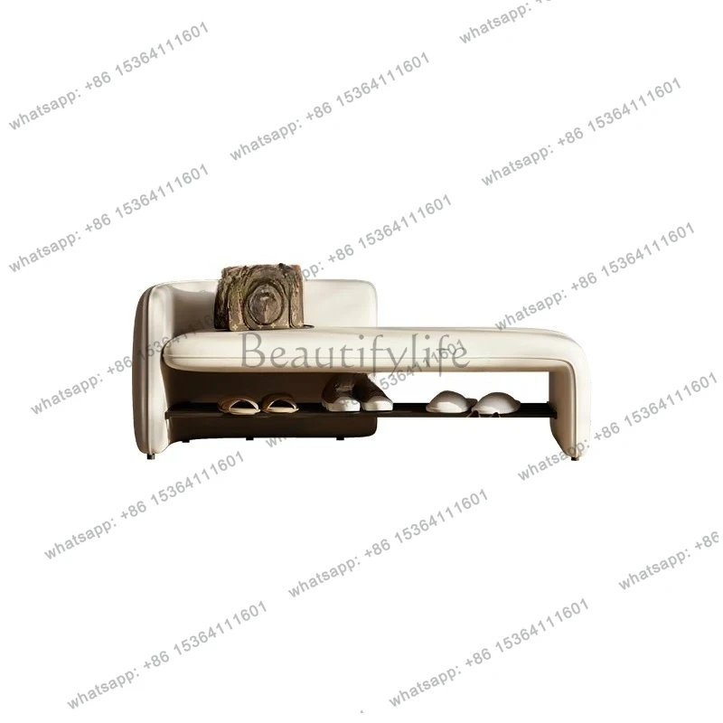 household entrance senior shoe changing stool small apartment entry shoe stool porch bench