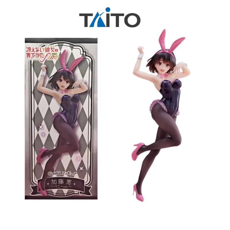 

In Stock Original TAITO Saekano: How To Raise A Boring Girlfriend Megumi Kato Bunny Girl Anime Figure Birthday Present Toy Gifts