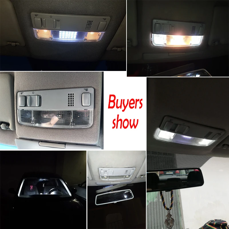 R-AUTO Signal Lamp Car Reading Interior Light For VW Passat B5 Golf 4 Bora Polo Caddy Touran Octavia Fabia 1TD947105 3B0947105