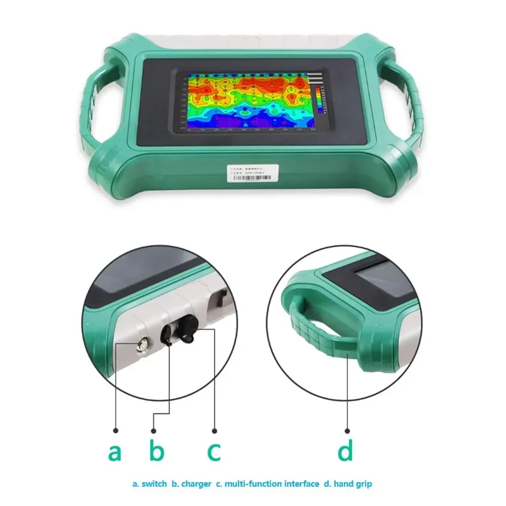 Groundwater Detector for ADMT-300S-X AIDU Water Detector, Depth of 300 Meters, Android Screen Automatic Imaging AI Analysis