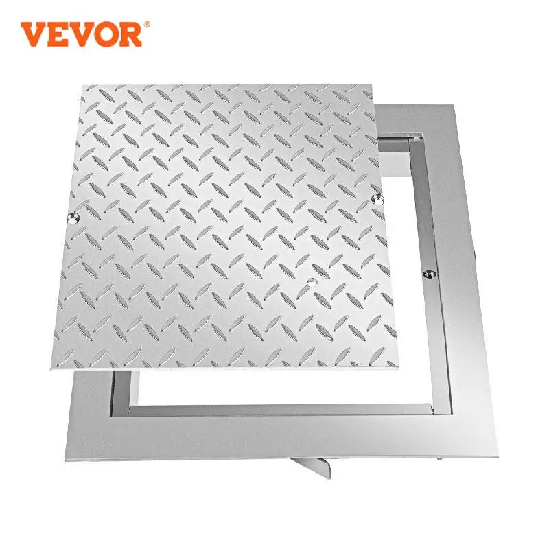 VEVOR Recessed Manhole Cover Galvanized Steel Plate Sealing and locking Cover Kit Widely Mounted on the Deck Inner Floor of Boat