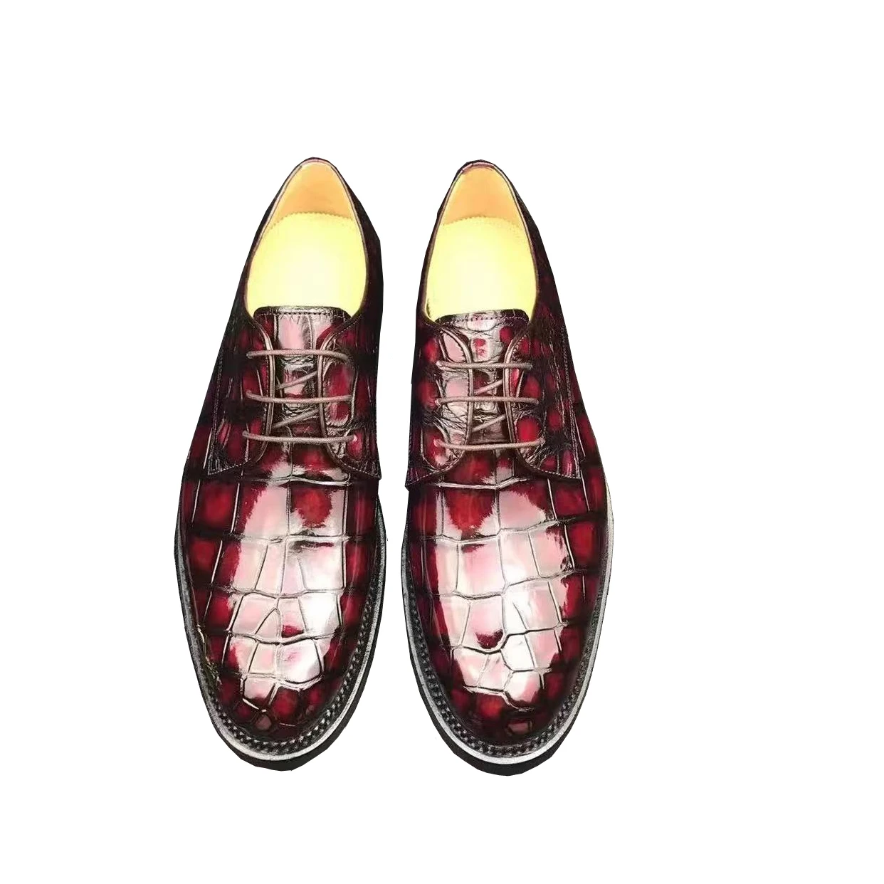 

yingshang new men dress shoes leisure businees wedding office shoes male crocodile shoes