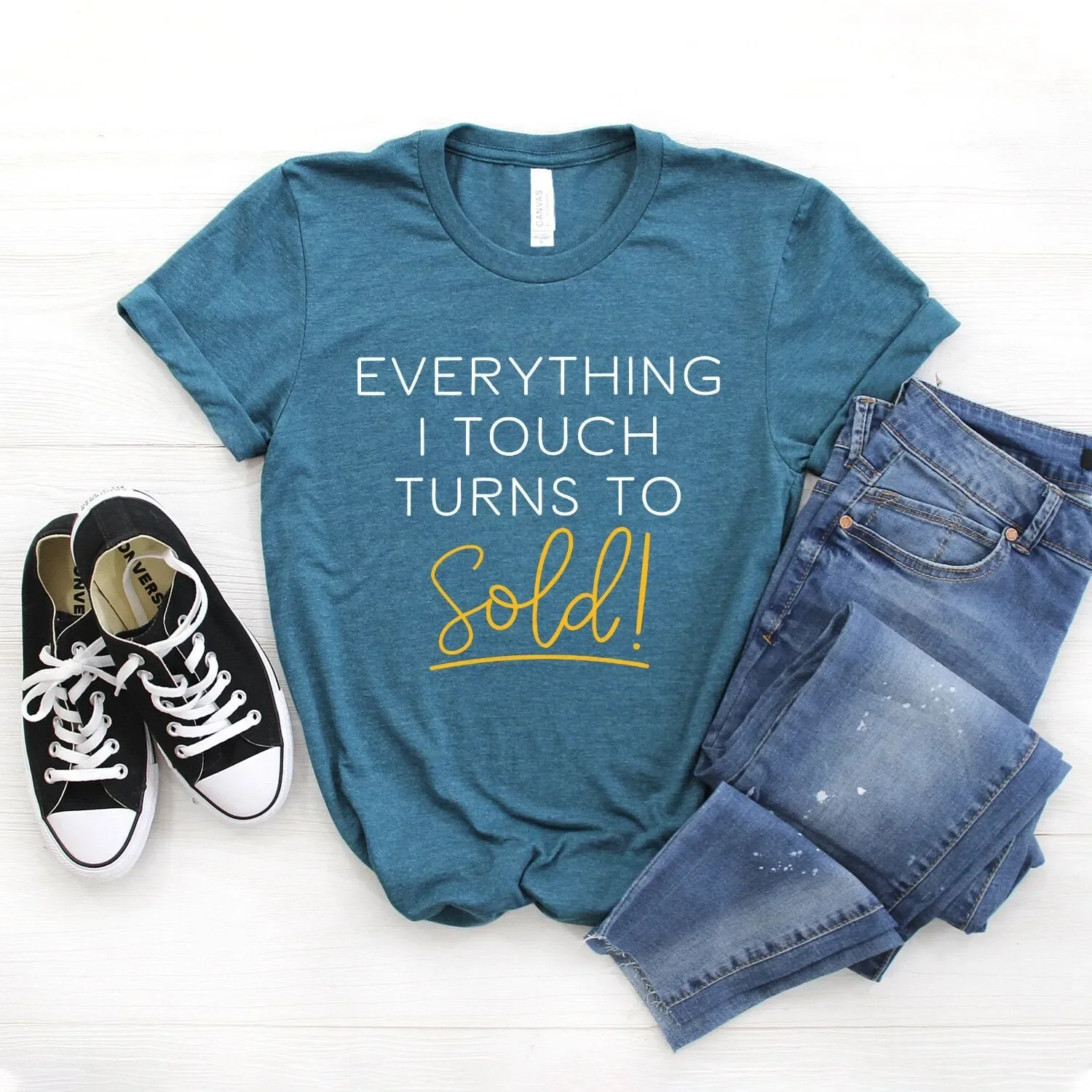 Real Estate T Shirt I Sell Houses Agent Realtor Is My Hustle Softstyle