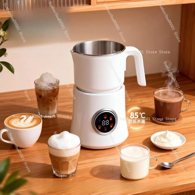 MF06 Electric Milk Frother 900ML Large Capacity Stainless Steel Coffee Latte Maker