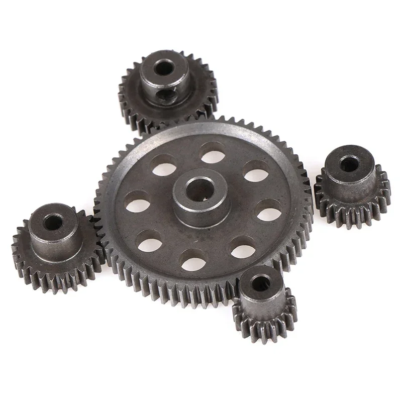 HSP 11184 Engrenages en métal et acier pour différentiel à denture droite, Engrenage principal 64 T, Engrenages de pignon moteur 17T 21T 26T 29T pour HSP 94123 9411/170/107