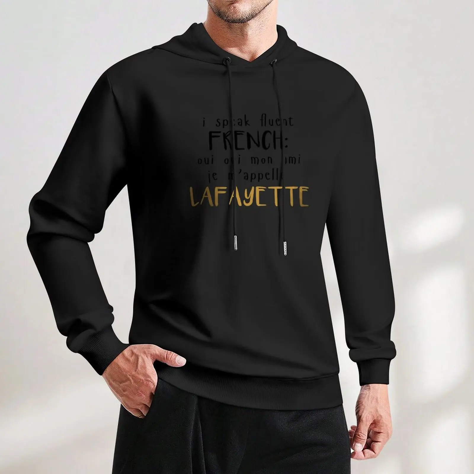 Fluent French Pullover Hoodie men's winter sweater autumn new products hoodie for men