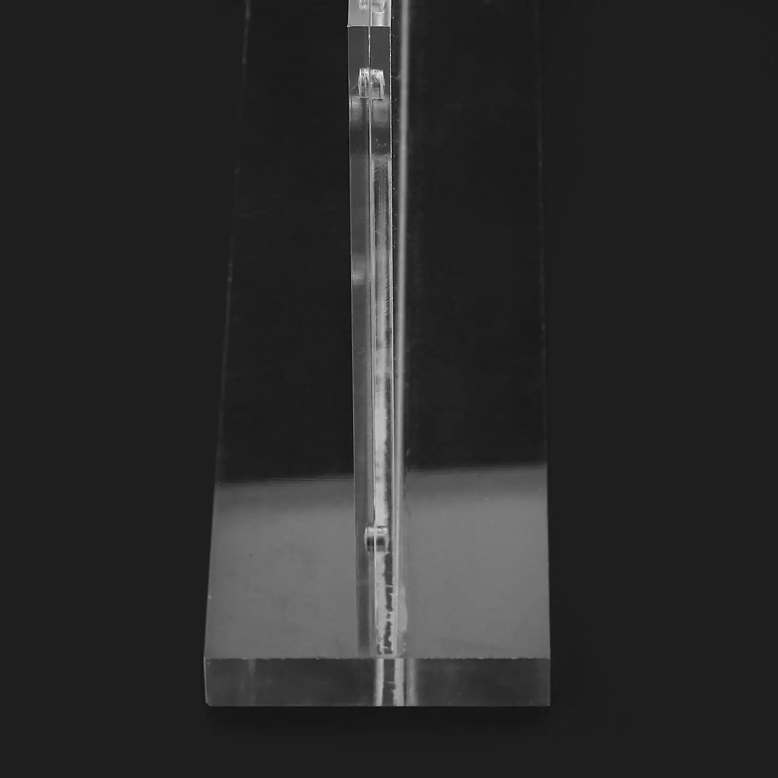 2-teiliges transparentes Banknoten-Display-Rack, kleine Halter, magnetische Karten, Tische, Menü