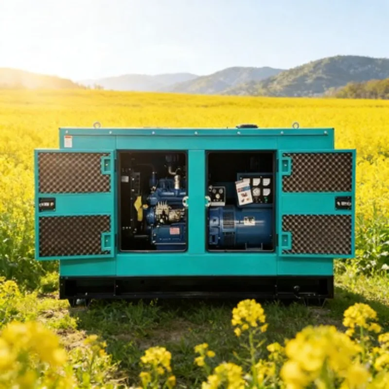 Industrial Diesel Generator Set 300kW 375kVA Heavy Duty Silent Generator for Construction Site Power Supply Use Project Work  
