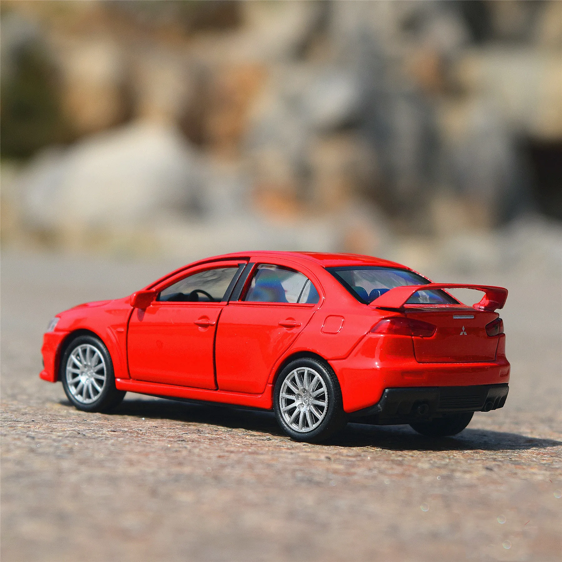 Welly 1:36 Mitsubishi Lancer Evolution x Simulation Legierung Druckguss Auto Modell Metall Spielzeug Fahrzeug Auto Modell Sammlung Spielzeug für Jungen