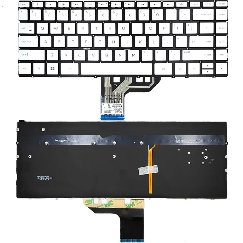 

New US keyboard with Backlit For HP 13-AC 13-W 13-AP 13-AC000 13-AC033DX 13-AC040CA silver.