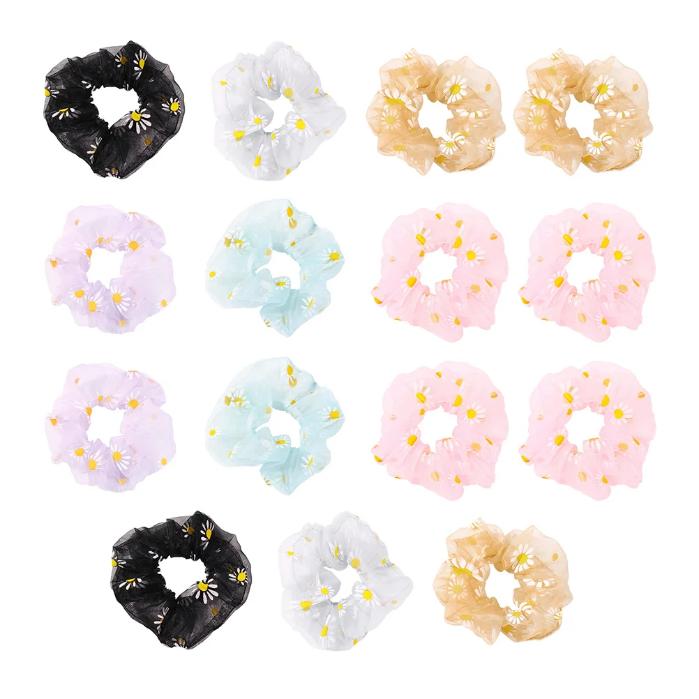 

Decorations Candy Colored Flower Hair Accessories Scrunchies Ties Decorate
