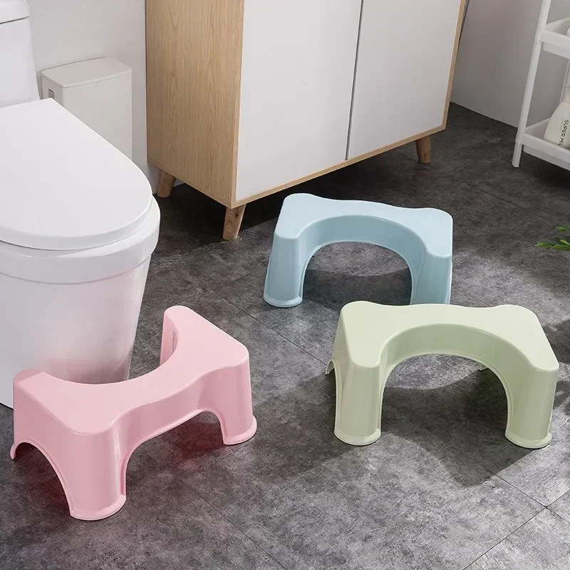 Bathroom Stool Squatty Potty Toilet Foot Furniture Pregnant Woman Children Seat ToolsFor Adult Men Old People Anti-slip Stool