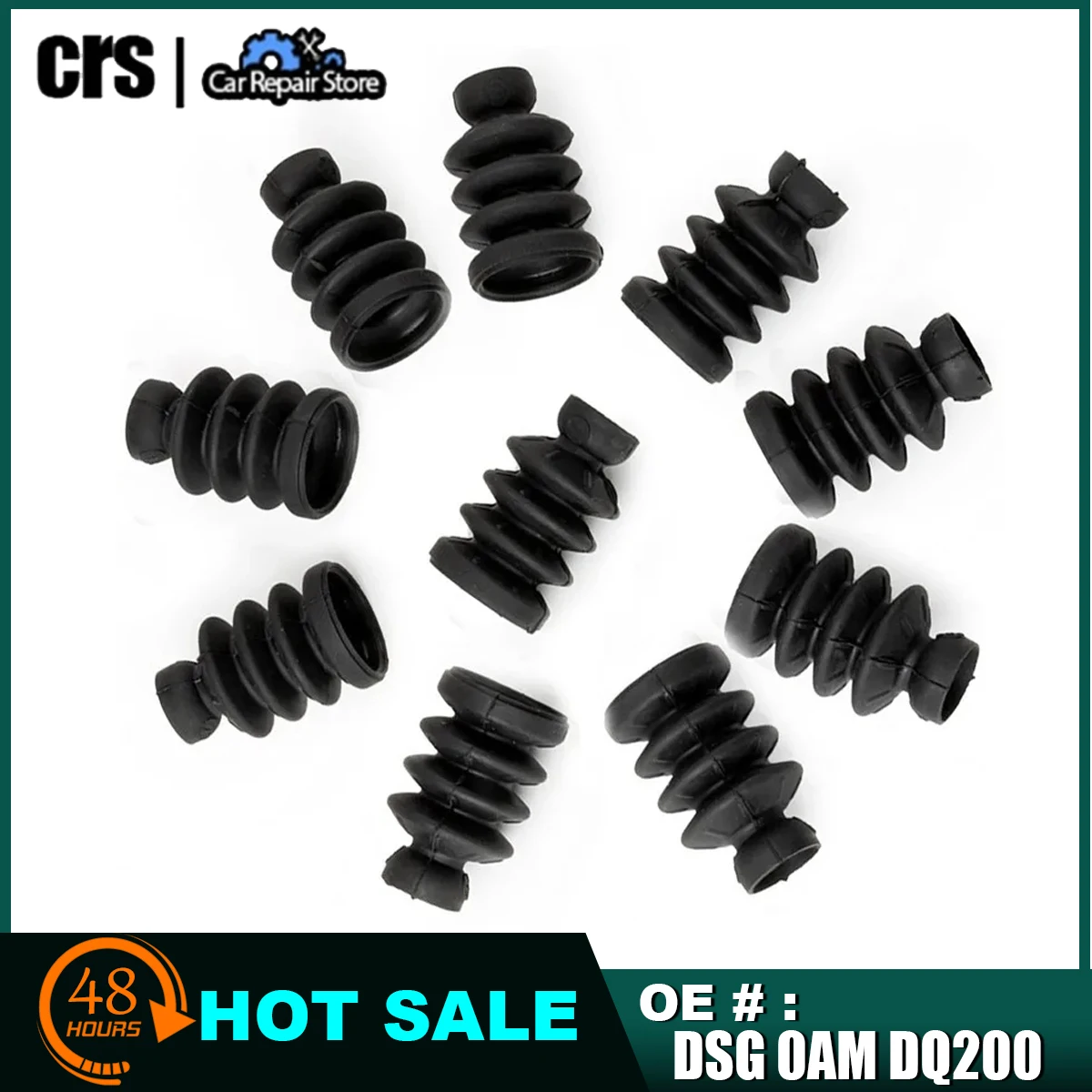 

10PCS DQ200 0AM OAM DSG 7 For Volkswagen For Audi For Skoda For SeatSpeed Transmission Valve Body Push Rod Dust Case