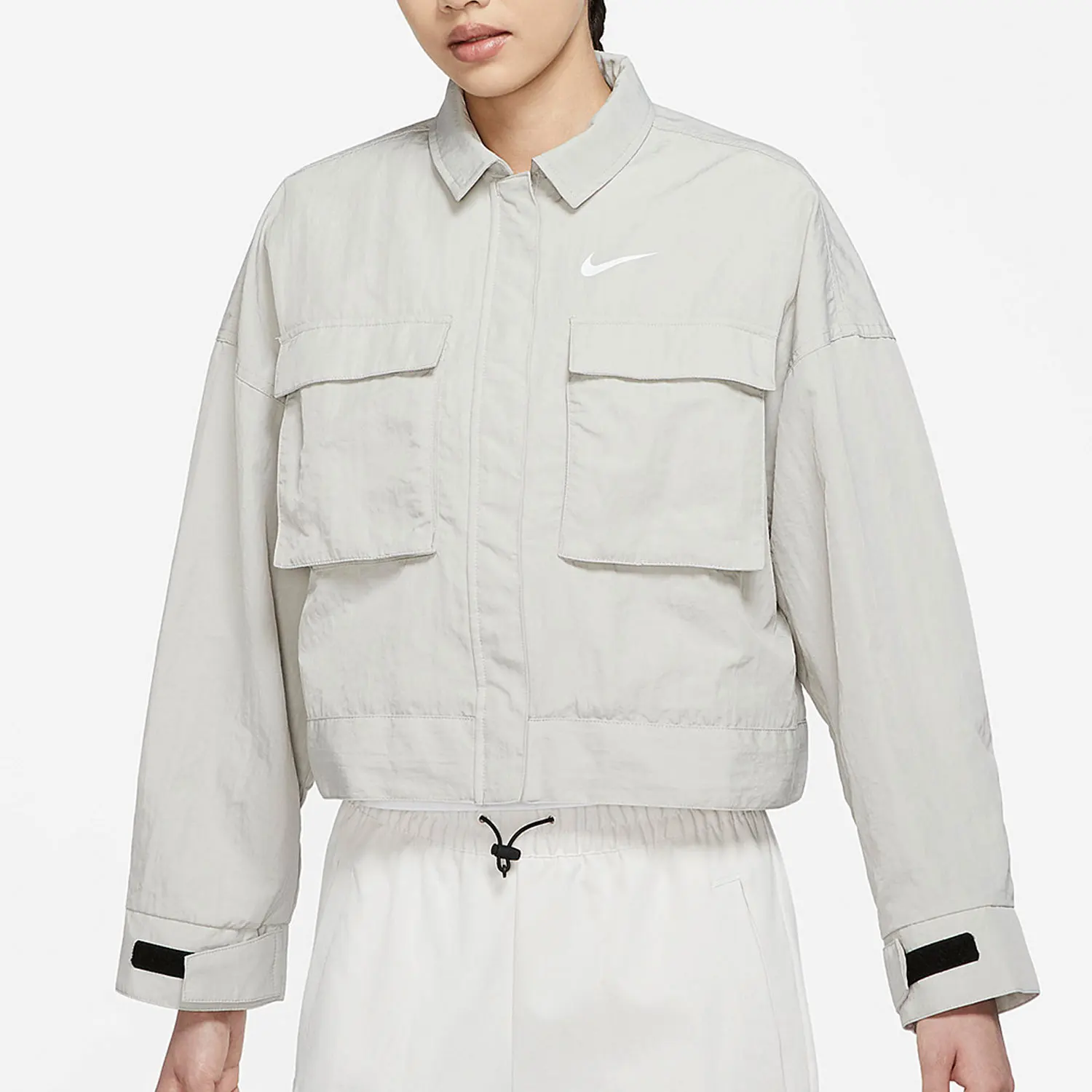 

Оригинальная женская повседневная куртка Nike с воротником на молнии DM6244-012