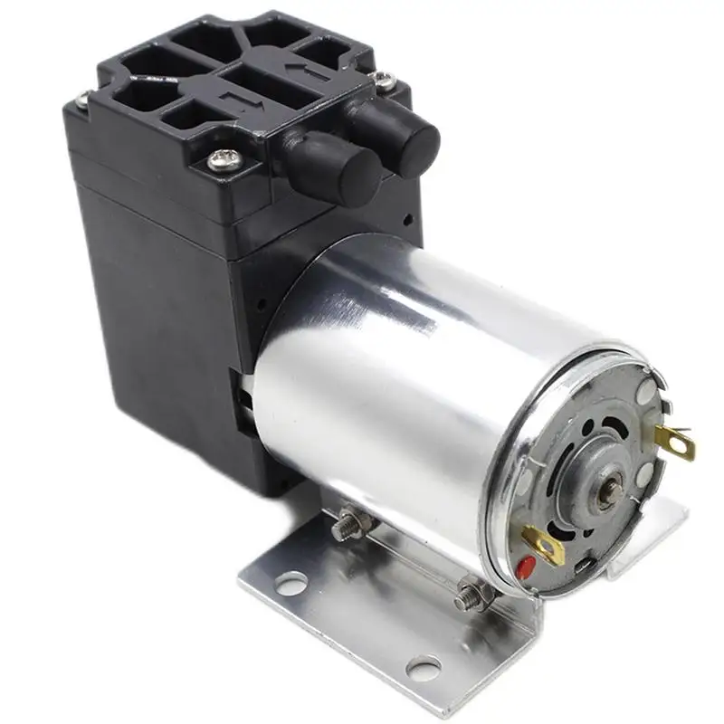 

DC 12V Vacuum Pump Air Pump Low Noise Negative Pressure Suction Pump With Bracket Mini Electric Air Pumping Booster For