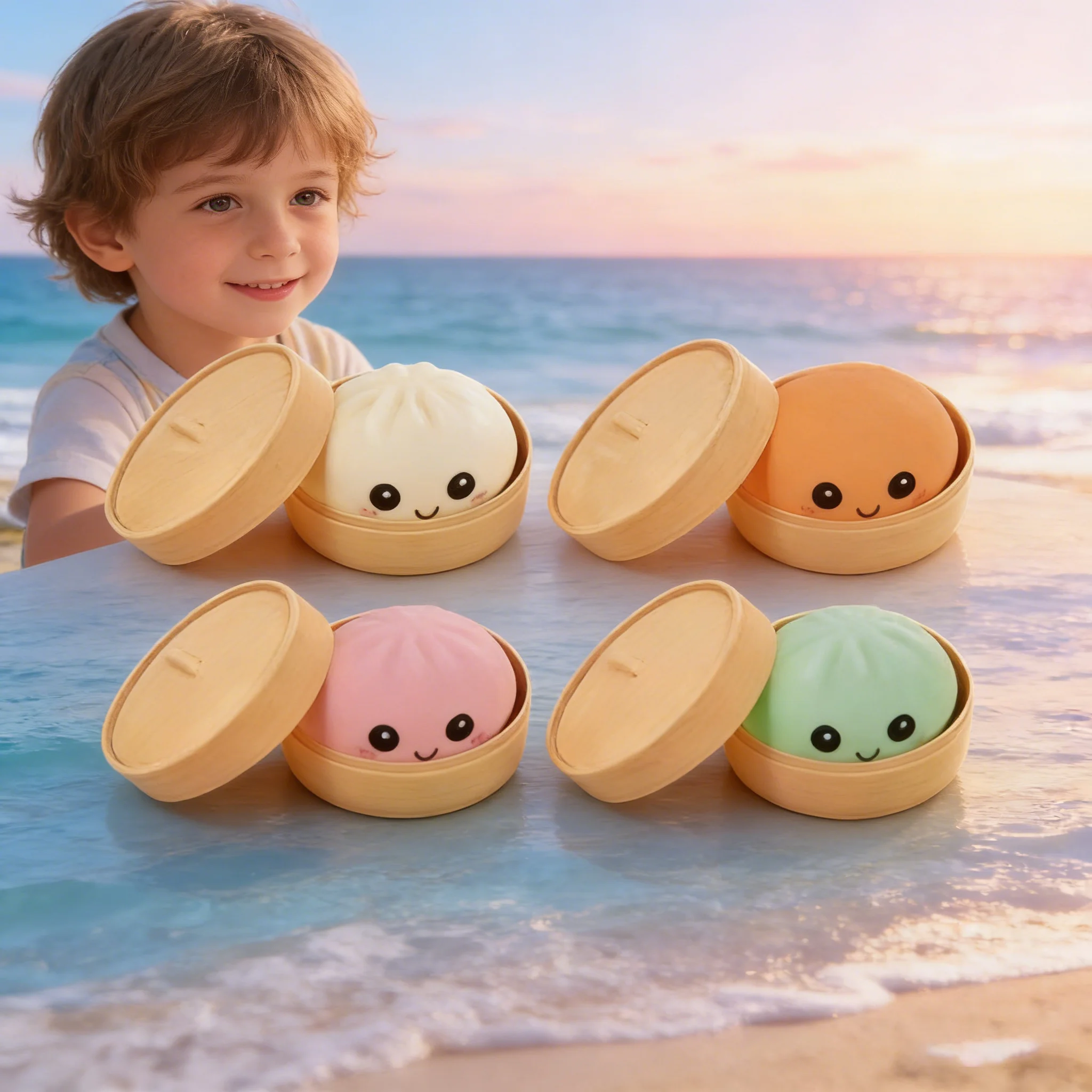 

Портативные сенсорные игрушки-антистресс: имитация еды, сжимаемые шарики-булочки, шарики-пельмени, скуиши для снятия стресса