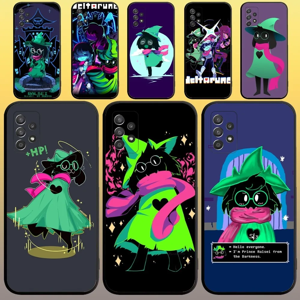 Game Deltarune Phone Case for SamsungA 91,80,73,72,71,70,53,52,51,42,41,40,32,31,30,22,21,20,13 S 4G 5G Soft Black Case