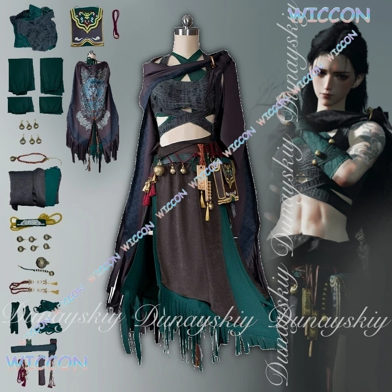 wona-where-winds-meet-jeu-les-neuf-cremes-femme-jeune-maitre-version-avec-noir-vert-sect-uniforme-scolaire-costume-de-cosplay