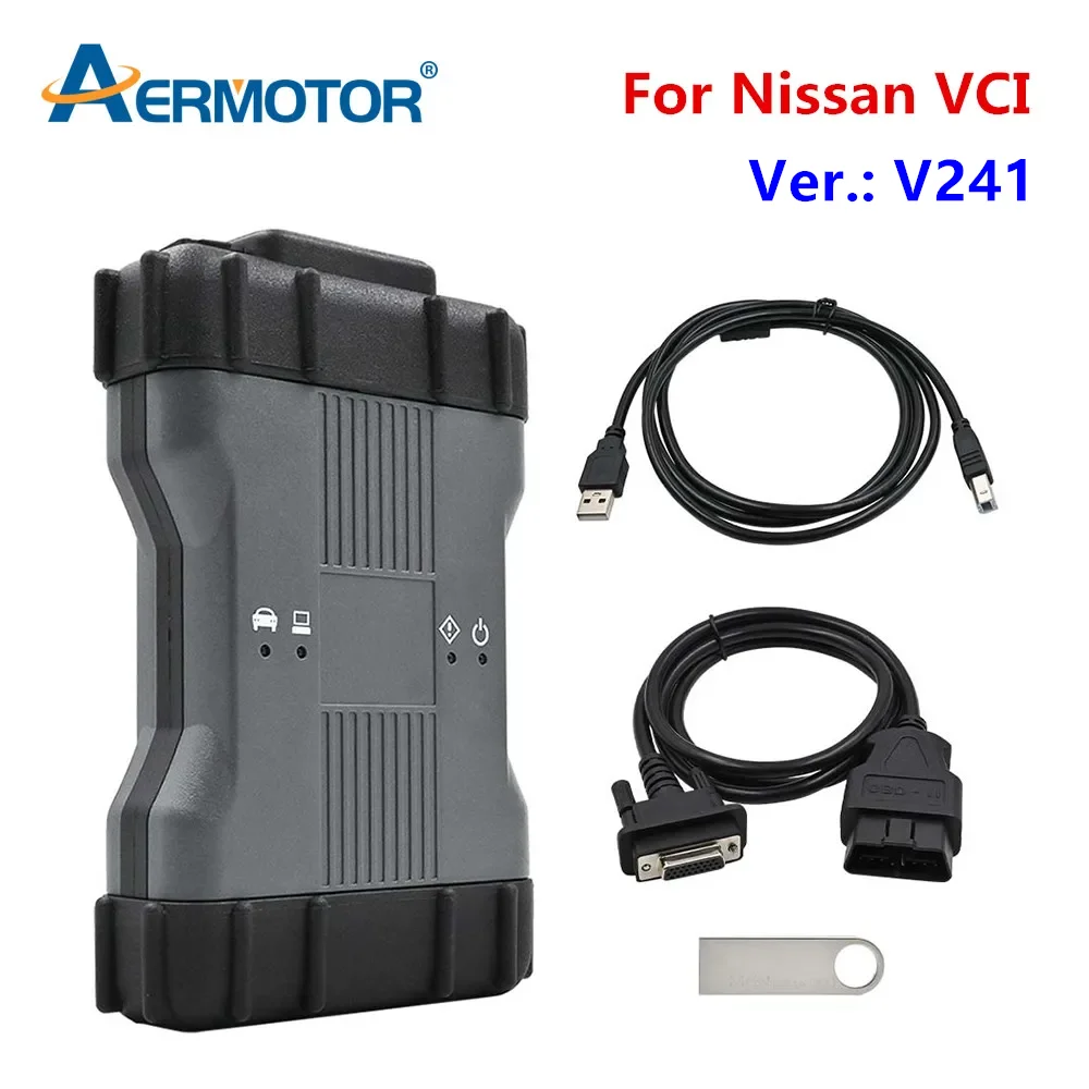 Best WIFI USB VCI for NISSAN VCI Ver.226.50 OBD2 Diagnostic Programmer for NISSAN Consult 3 Clear Fault Code Automatic Full Scan