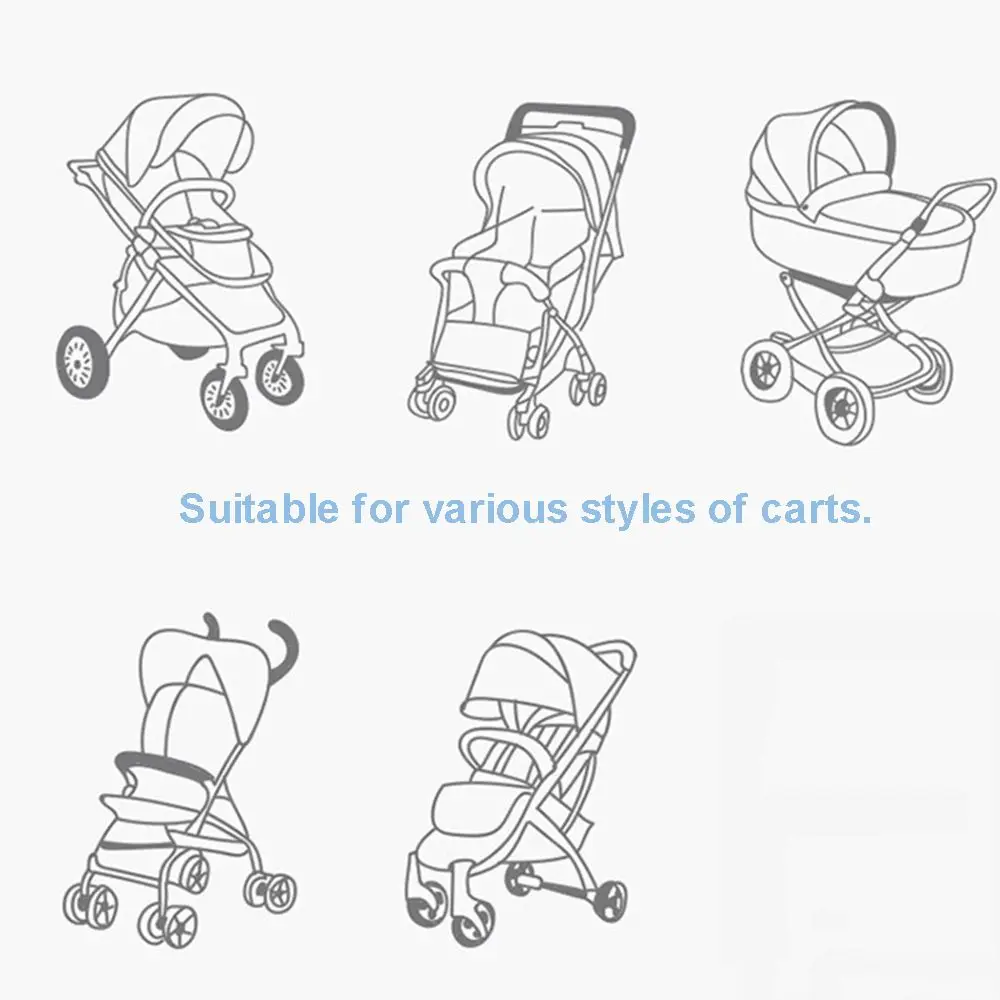 360 Degree Wheelchair Organizer Stroller Accessories Baby Bag Stroller Hooks Bag Hanger Baby Hanger Hooking Up Pram Hooks