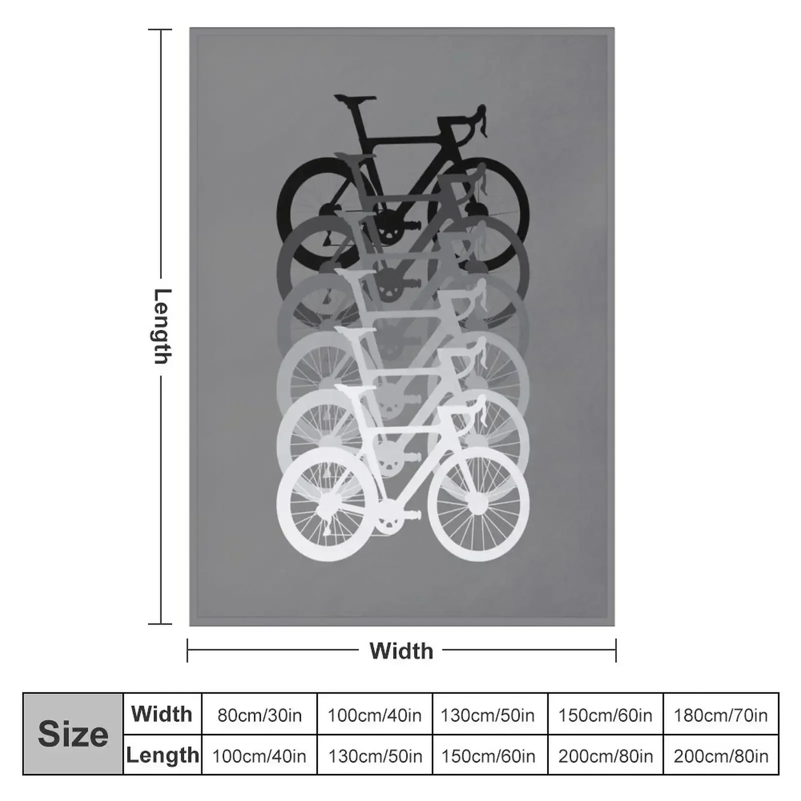Road Bike Fade Throw Blanket manga Flannels bed plaid Nap Tourist Blankets Sofas Of Decoration Blankets