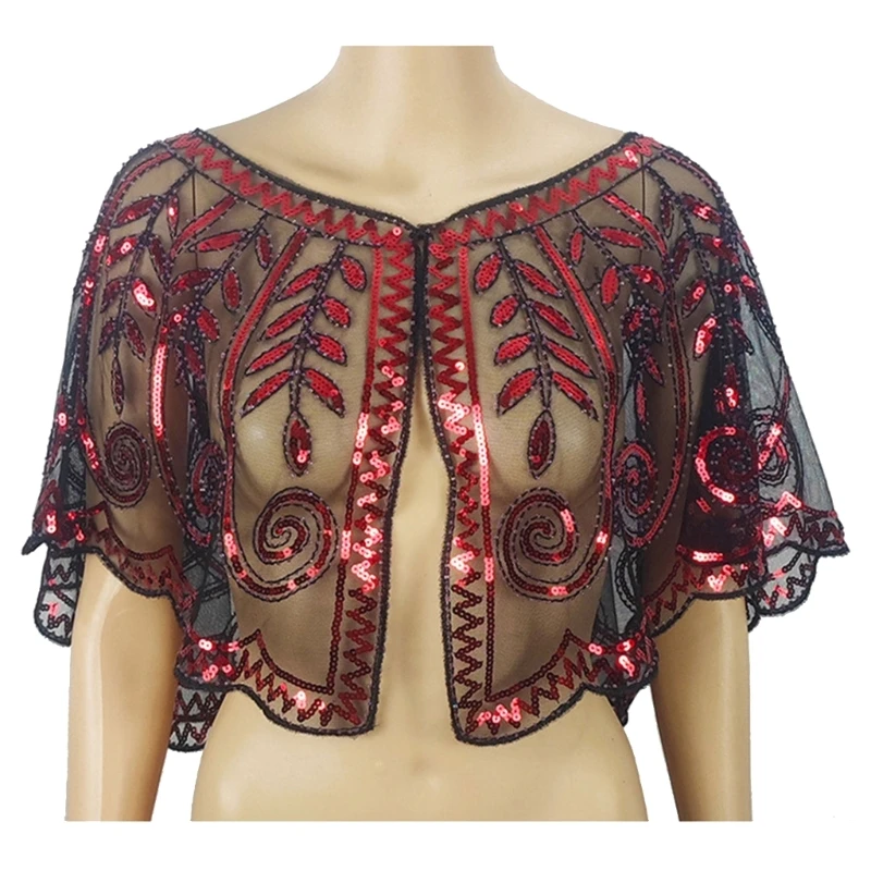 Beaded Scarf Ponchos Light weight Sheer Shawl Stylish Sequined Shawl for Women Drop shipping