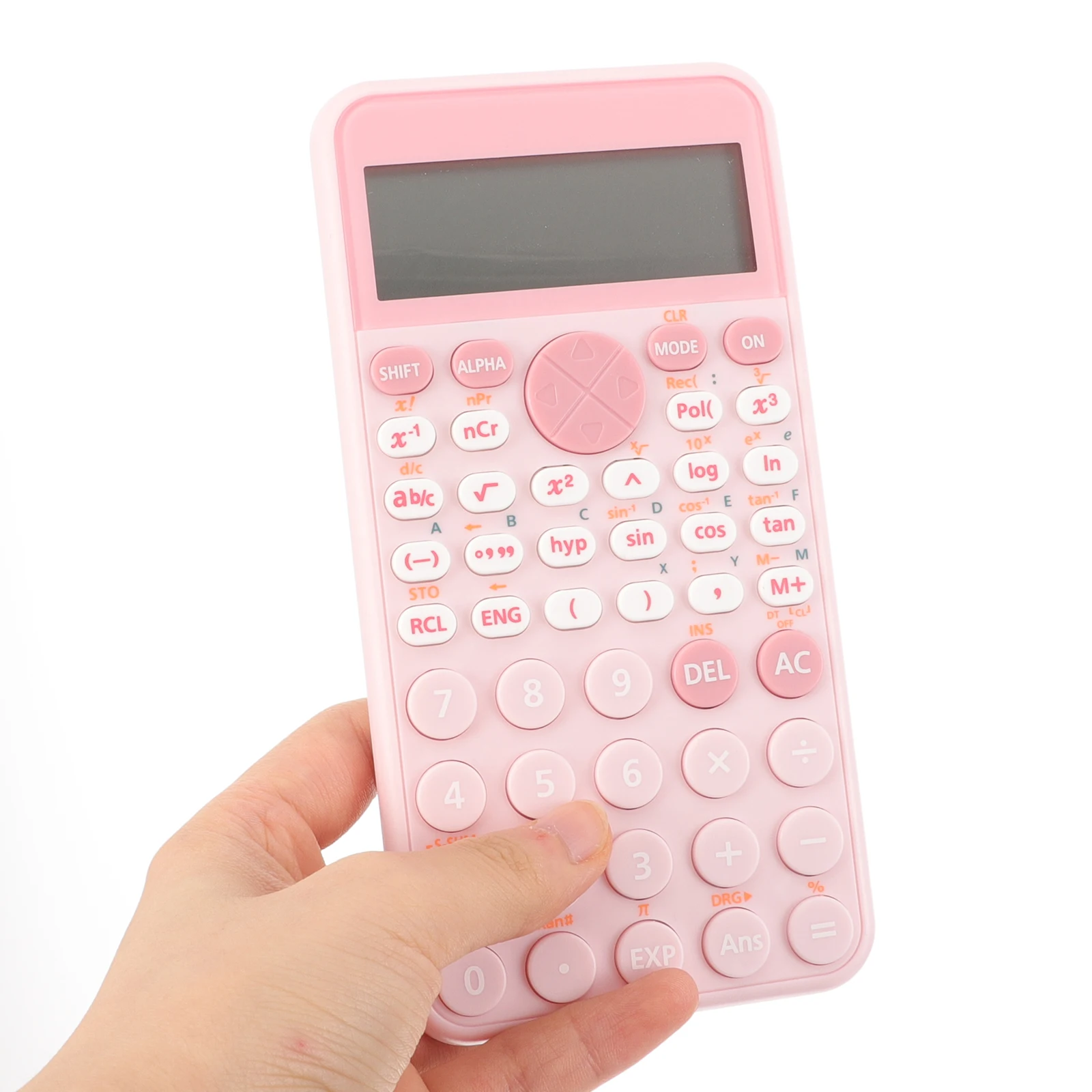 

Scientific Calculator with 240 Functions Large LCD Screen Blue Portable Student Calculator for Office and Classroom Use