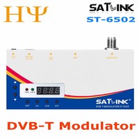 OriginalSATLINK St-6502 DVB-T Modulator Adapt Global Terrestrial Digital Television   DVB-T AV Router DM Modulator Dvb-t Av Digi