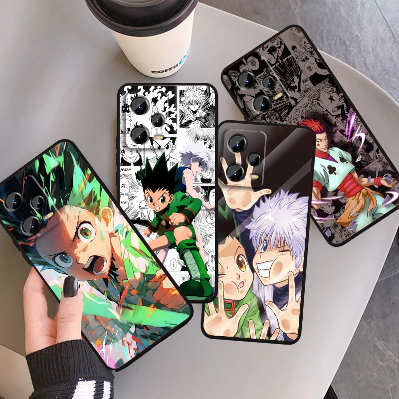 Hunter X Hunter Popular Anime For Xiaomi Redmi Note 13 12R 12 12S Turbo 11 11T 11S 10 10S Pro Plus 5G Black Cover Phone Case