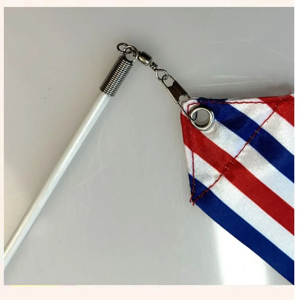 ริบบิ้นเต้นรำลายทางสีสันสดใส หลายแบบ ขนาด 1/2 เมตร สำหรับศิลปะการเต้นรำ ยิมนาสติก บัลเลต์ ยิม รำมังกร รำโคมไฟ