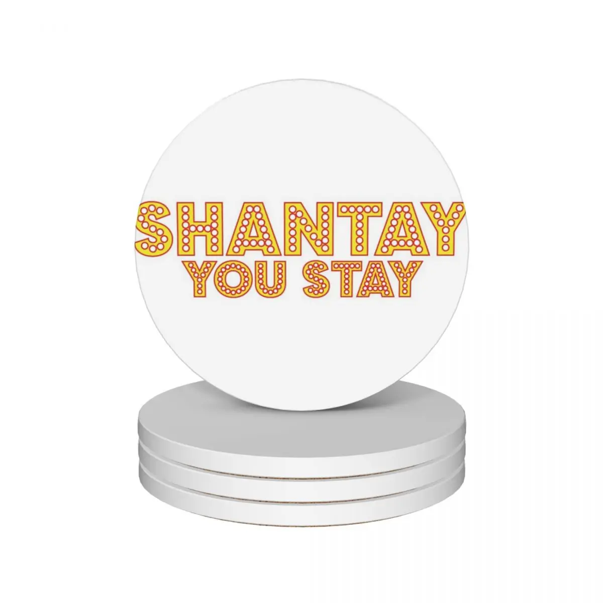 Shantay - You Stay [Drag Race] Ceramic Coasters (Set of 4) cute kitchen cup holder christmas Coasters