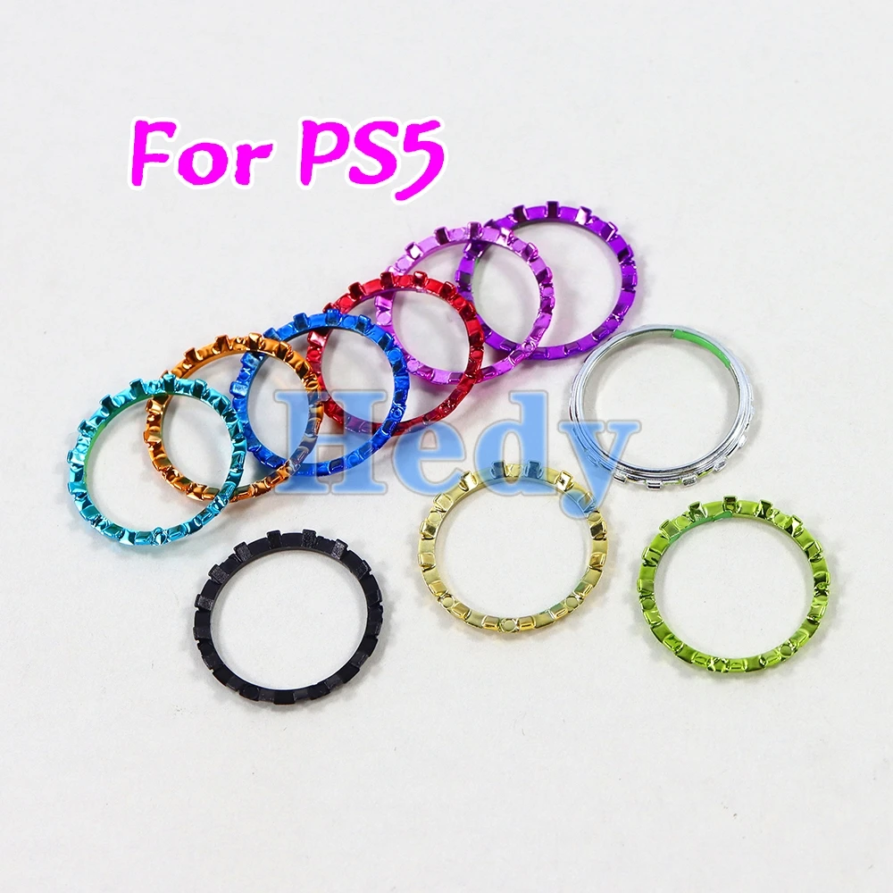 크롬 도금 교체 악센트 링, PS5 핸들 컨트롤러, 로커 링 액세서리, 2 개