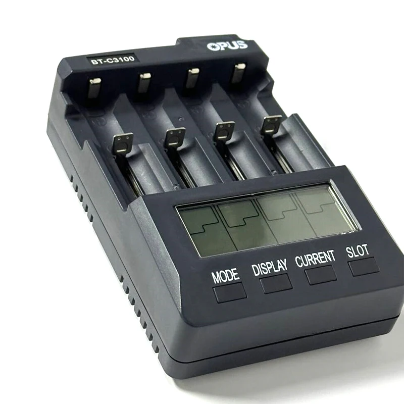 NEW OPUS BT-C3100 V2.2 Universal Four Slots LCD Screen Replenisher Smart Rechargeable Smart Battery Charger Accessories & Parts image 4