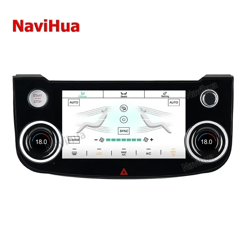 NaviHua Car Touch Screen AC Panel Screen 7 Inch Air Conditional Screen for Land Rover Jaguar XE XEL XF XFL F-Pace