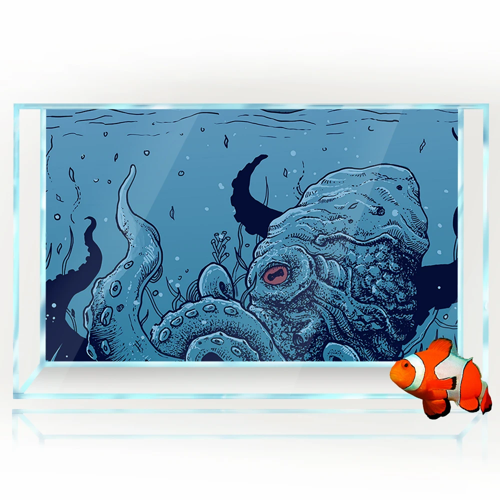 Adesivo per sfondo acquario-Oc - Aquarium Fish Monster recensione e prezzo