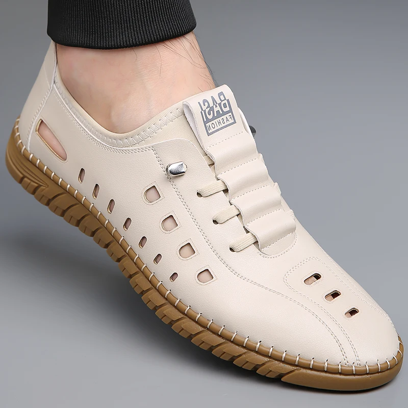 

Новинка 2025 года, повседневная модная универсальная качественная дышащая легкая спортивная мужская обувь с низким вырезом и полой подошвой