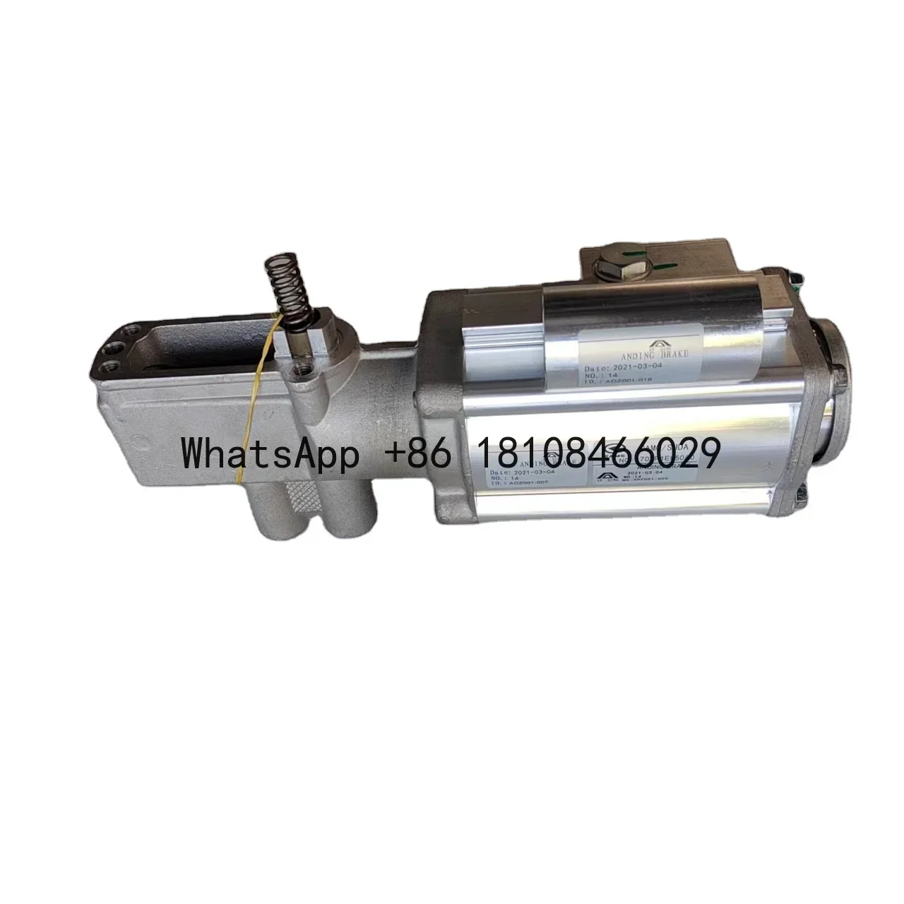 

Truck 16-speed mechanical manual transmission shift mechanism booster cylinder 0501 223 660