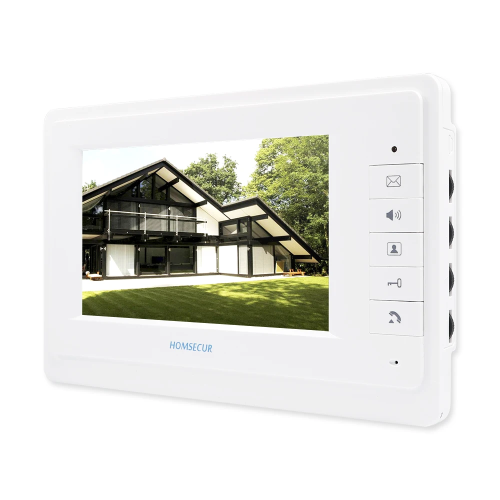 HOMSECUR XM701 7 Inch Color Screen Indoor Monitor V70F for XSL Video Intercom Door Phone System, Home Security Display