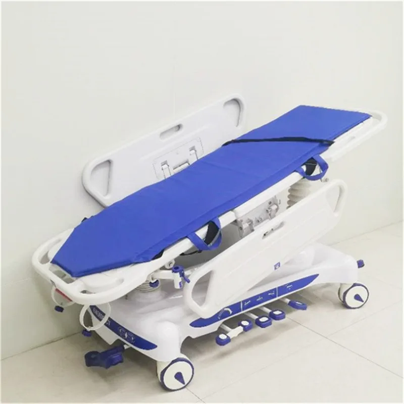 

Surgical flat car transfer car Operating room transfer and handover four-wheeled cart Electric transfer car