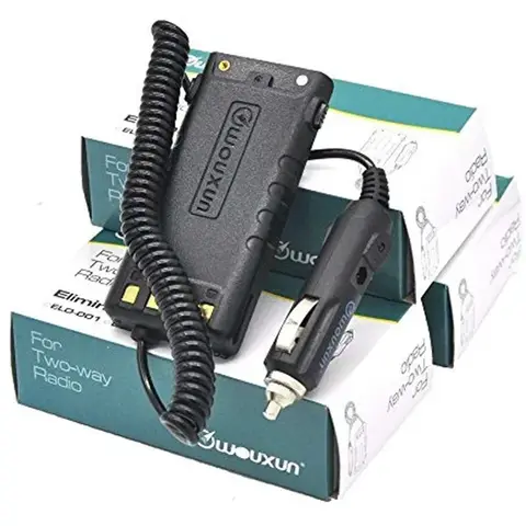 Wouxun UV9D UV-9D KG-UV9D (Plus) Ham 라디오 송수신기 용 Lot 3PCS 기존 Wouxun 차량용 충전기 배터리 제거기 어댑터