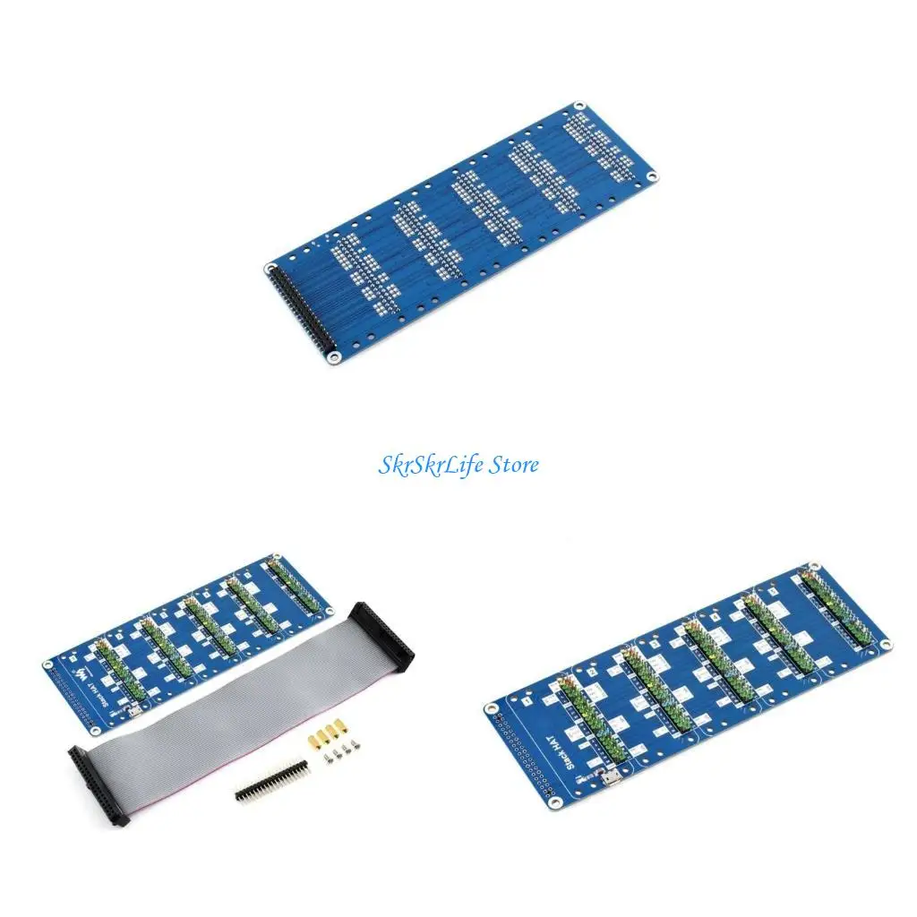 

E65E for Stack HAT Expansion Board Stacks to 5 HATs at once 2x20 Header