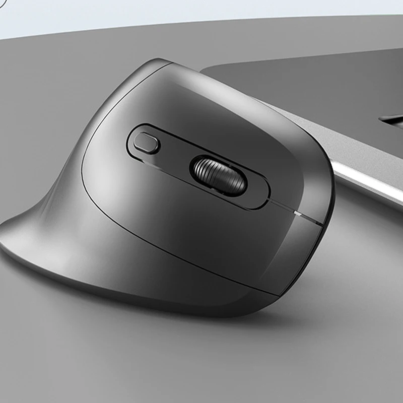 T27 Mouse Vertical sem fio, 1200, 2400, 3200DPI, ratos ergonômicos de 6 teclas para escritório, trabalho, computador, notebook, 2.4G