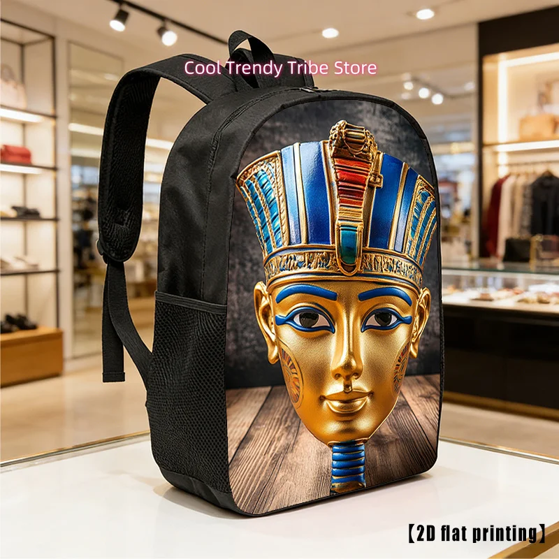 The Egyptian Pharaoh (1) Is a Versatile, Spacious Unisex Backpack Featuring Adjustable Shoulder Straps And Side Pockets, Perfect