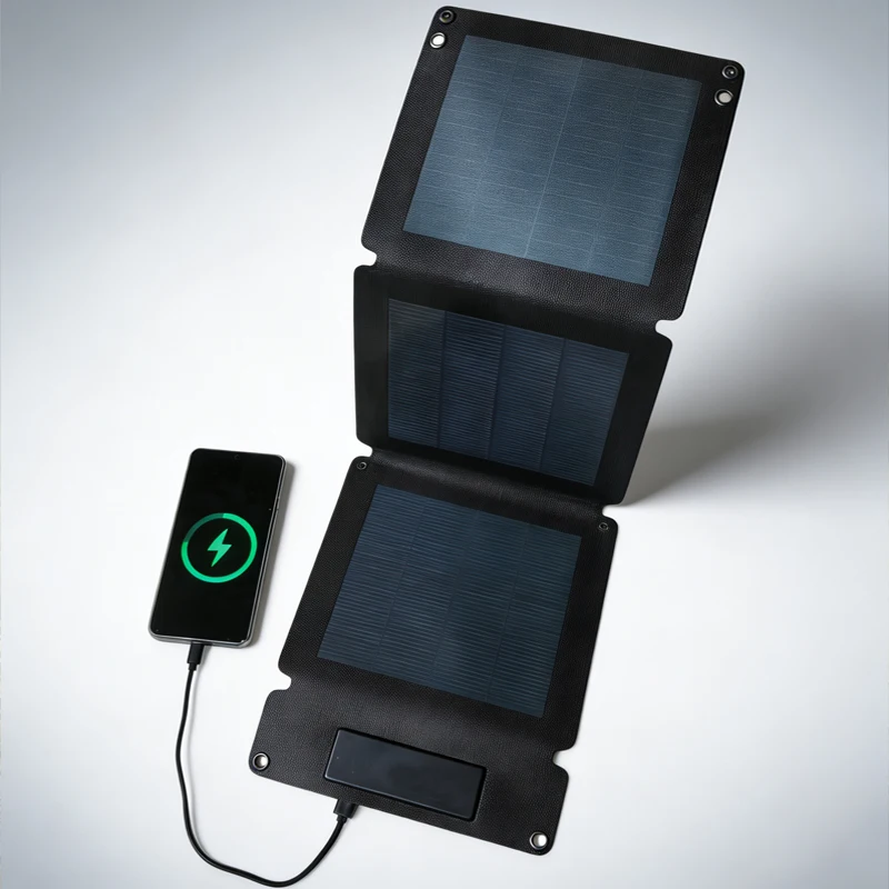 foldable solar panel  5V 12W USB  Solar plate waterproof charger camping equipment portable small solar system