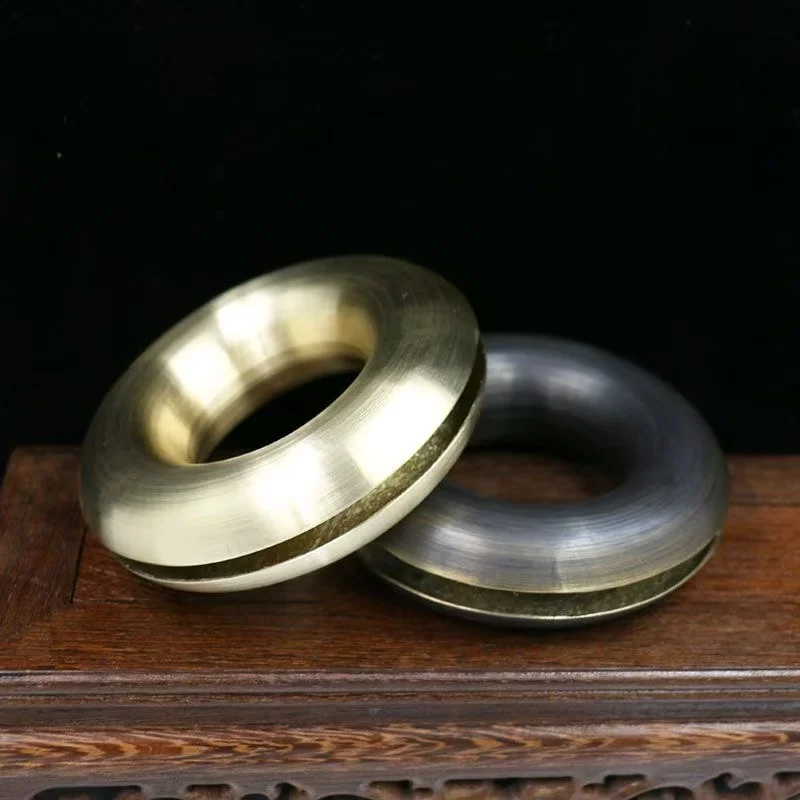 Tibetan Finger Bell Brass Shake Bell Traditional Chinese Instruments Brass Musical Instruments Percussion for Sound Healing