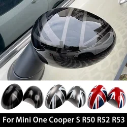 Coques de rétroviseur de voiture pour Mini One Cooper, S URA, arrière convertible, R50, R52, R53, décoration, accessoires automobiles
