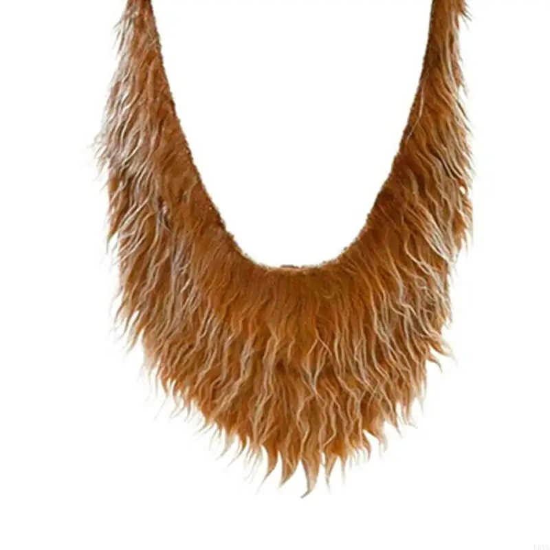 

L5YA Jovial Pirate Hat Elastic And Realistic Beard For Stage Performances